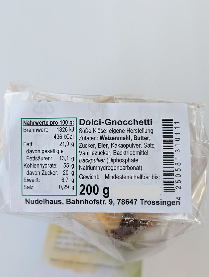 Dolci gnocchetti
