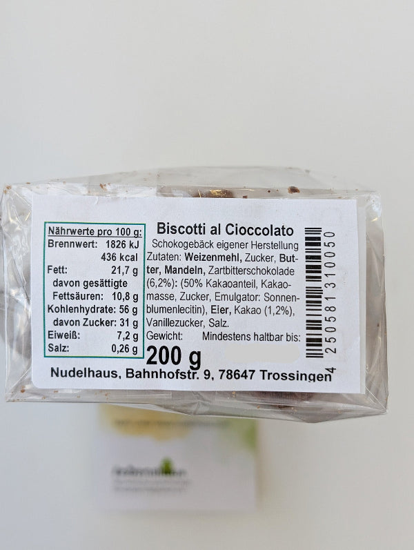 Biscotti al cioccolato