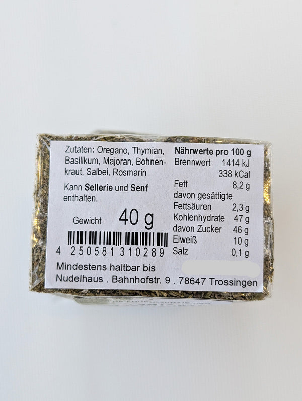 Gewürzmischung Toskanische Kräuter