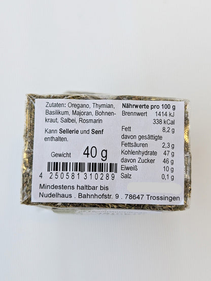 Gewürzmischung Toskanische Kräuter