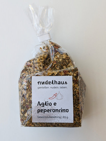 Gewürzzubereitung Aglio e Peperoncino