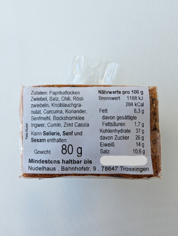 Gewürzzubereitung Riso e Pasta