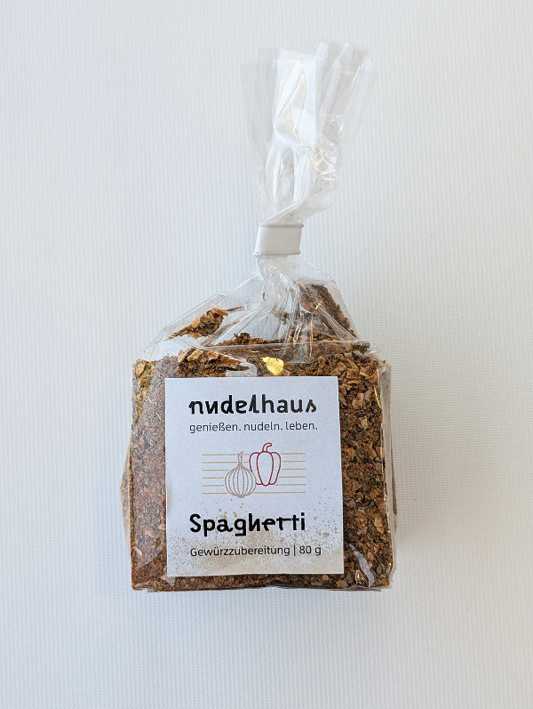 Gewürzzubereitung Spaghetti