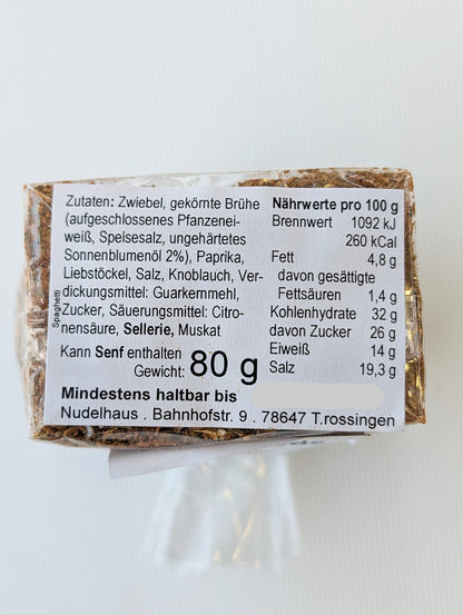 Gewürzzubereitung Spaghetti