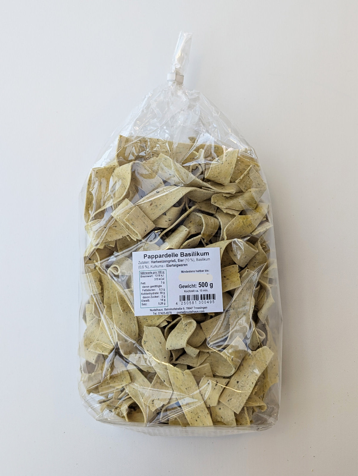 Pappardelle mit Basilikum